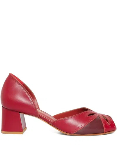 SARAH CHOFAKIAN 40MM BOSQUES PUMPS