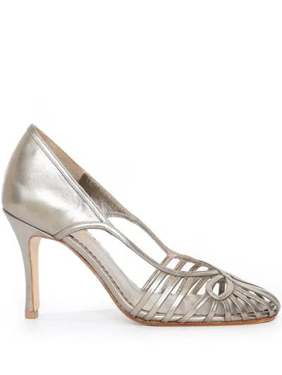 SARAH CHOFAKIAN 75MM GHYPH PUMPS