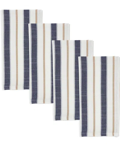 SARO LIFESTYLE MODERN STRIPED NAPKINS, 20" X 20"