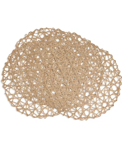SARO LIFESTYLE WIRE DUO PLACEMATS, 15" ROUND