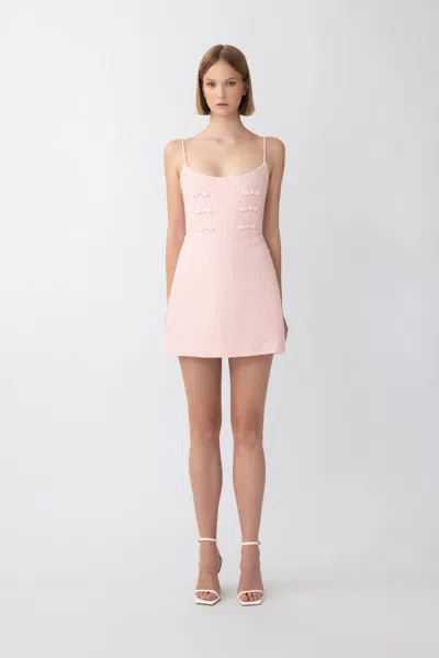 SAU LEE ANDI TWEED MINI DRESS