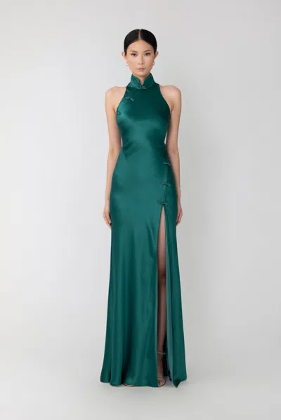SAU LEE PHOEBE SATIN GOWN
