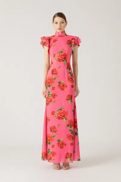 SAU LEE SYLVIE FLORAL DRESS