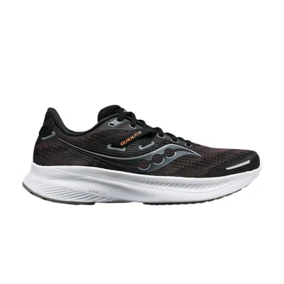 SAUCONY GUIDE 16 WIDE 'BLACK ORANGE WHITE'