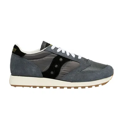SAUCONY JAZZ ORIGINAL VINTAGE 'DARK GREY BLACK'