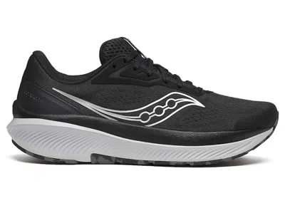 SAUCONY MEN'S SAUCONY ECHELON 10 SNEAKERS IN BLACK/SILVER