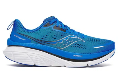 SAUCONY MEN'S SAUCONY GUIDE 18 SNEAKERS IN SKY BLUEDIVER/BLACK