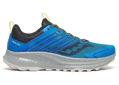 SAUCONY MEN'S SAUCONY RIDE TR2 SNEAKERS IN SKY BLUEDIVER/BLACK