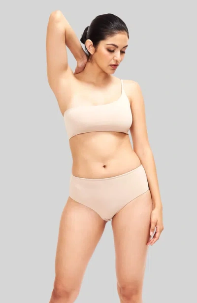 SAUIPE SAUIPE SERENA ONE SHOULDER BIKINI TOP