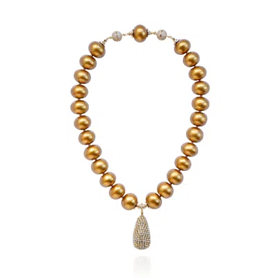 SAULE LABEL WOMEN'S SERAFINA NECKLACE IN GOLDEN DUSK