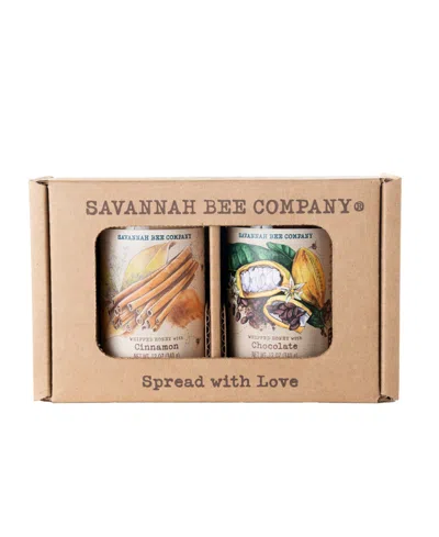 SAVANNAH BEE COMPANY CINNAMON AND CHOCOLATE WHIPPED HONEY GIFT SET, 12OZ