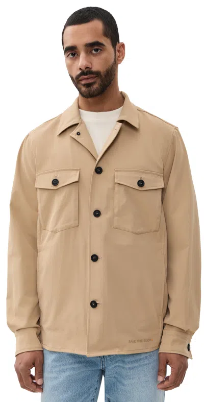 SAVE THE DUCK BARD LIGHTWEIGHT JACKET STARDUST BEIGE