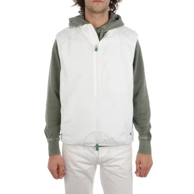 SAVE THE DUCK SAVE THE DUCK WHITE RECYCLED POLYESTER MARS VEST