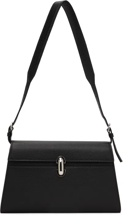 SAVETTE BLACK SYMMETRY SHOULDER BAG