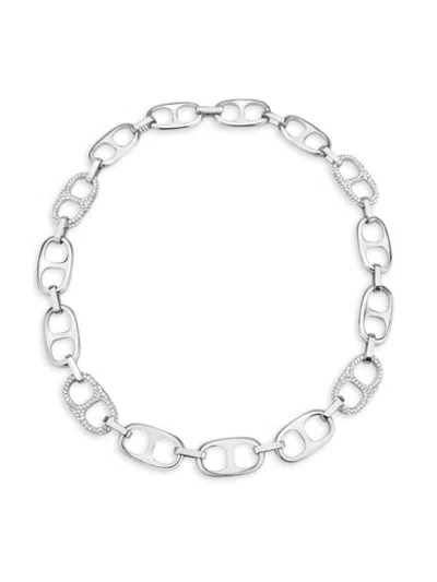 SAVIENE WOMEN'S CHROMATIC CRYSTAL LINK NECKLACE