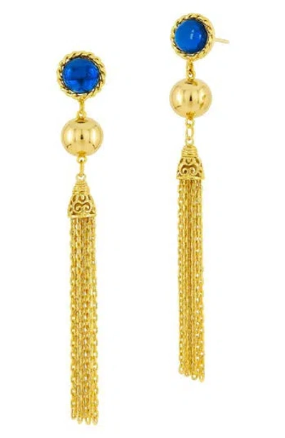 SAVVY CIE JEWELS SAVVY CIE JEWELS CUBIC ZIRCONIA DROP EARRINGS