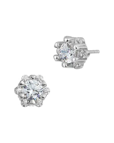 SAVVY CIE SAVVY CIE SILVER HALO STUDS