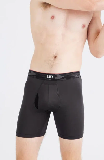 SAXX SAXX ASSORTED 2-PACK MULTI-SPORT MESH PERFORMANCE BOXER BRIEFS