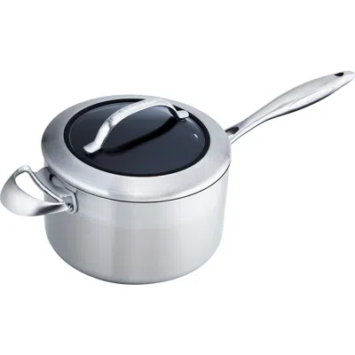 SCANPAN SCANPAN CTX 4 QUART SAUCEPAN WITH LID, STAINLESS STEEL