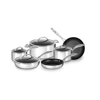 SCANPAN HAPTIQ STAINLESS STEEL 10 PIECE COOKWARE SET