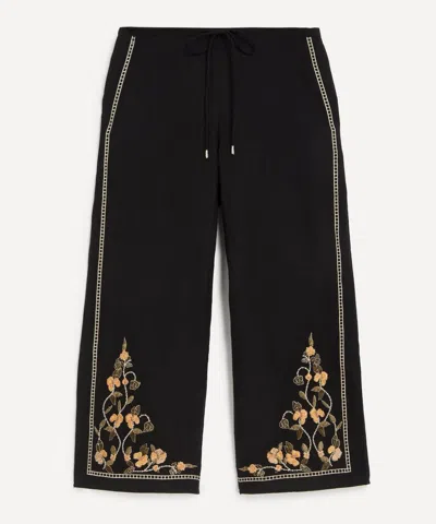 SCARLETT POPPIES SCARLETT POPPIES WOMEN'S FIONA EMBROIDERED TROUSERS