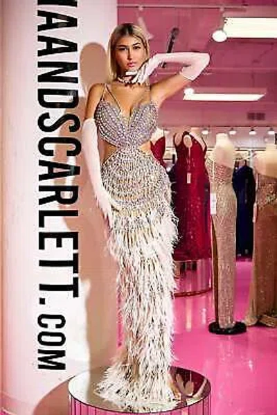 SCARLETT PORTIA & SCARLETT PS24861C EVENING DRESS LOWEST PRICE GUARANTEE AUTHENTIC