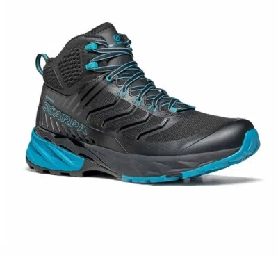 SCARPA SCARPA MENS RUSH GORE-TEX TRAIL BOOTS BLACK SPORTS RUNNING WATERPROOF BREATHABLE
