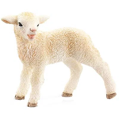 SCHLEICH 13744 LAMB FIGURINE WHITE