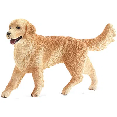 SCHLEICH 16395 FEMALE GOLDEN RETRIEVER FIGURINE, BROWN