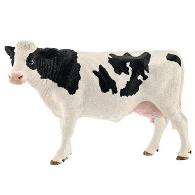 SCHLEICH FARM WORLD HOLSTEIN CALF TOY PLASTIC BLACK & WHITE - PACK OF 5