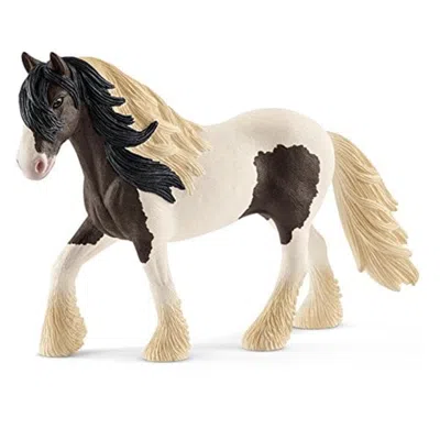 SCHLEICH NORTH AMERICA SCHLEICH NORTH AMERICA TINKER STALLION TOY FIGURE BROWN & WHITE