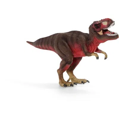 SCHLEICH TYRANNOSAURUS REX TOY BROWN & RED