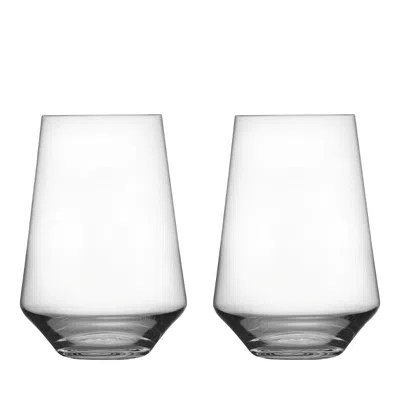 SCHOTT ZWIESEL PURE STEMLESS WINE TUMBLER, SET OF 2