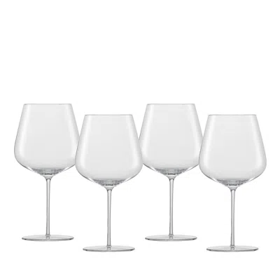 SCHOTT ZWIESEL VERVINO BURGUNDY GLASS, SET OF 4