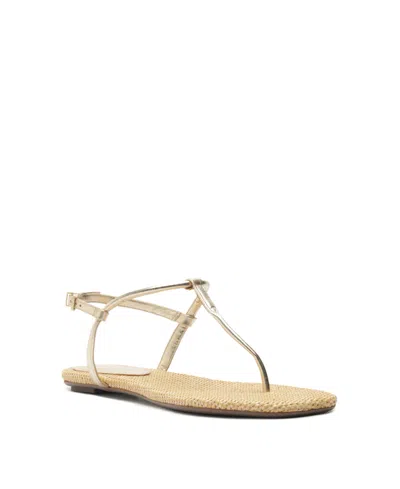 SCHUTZ WOMEN'S ELSHA ROUND TOE FLAT SANDALS