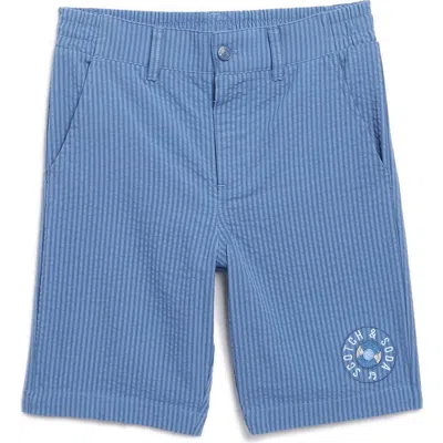 SCOTCH & SODA SCOTCH & SODA KIDS' STRIPE SEERSUCKER SHORTS
