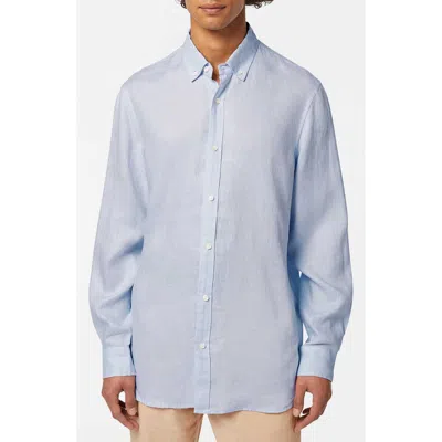 SCOTCH & SODA SCOTCH & SODA LINEN BUTTON-DOWN SHIRT