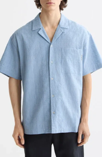 SCOTCH & SODA SCOTCH & SODA MACYS CROSS-STITCH CAMP SHIRT