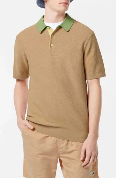 SCOTCH & SODA SCOTCH & SODA TEXTURED COTTON KNIT POLO