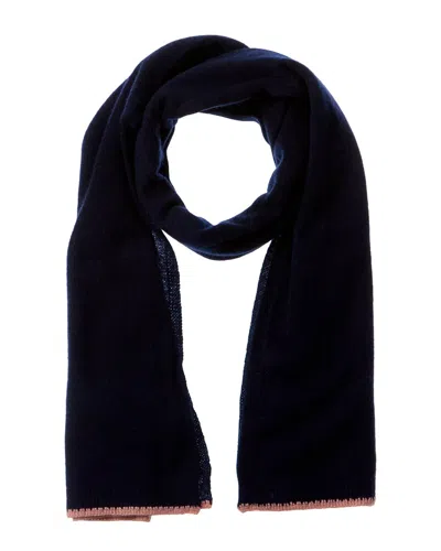 SCOTT & SCOTT LONDON SCOTT & SCOTT LONDON BLANKET STITCH CASHMERE SCARF