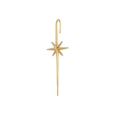 SCREAM PRETTY WOMEN'S GOLD PLATED STAR EAR CRAWLER