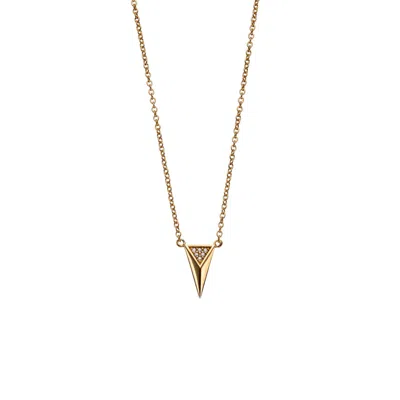 SCREAM PRETTY WOMEN'S GOLD REBEL NECKLACE WITH SLIDER CLASP