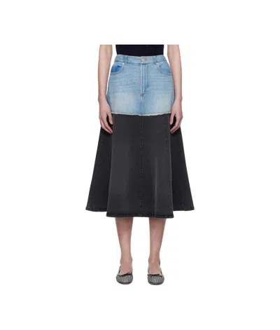 SEA ELLE DENIM MIDI SKIRT