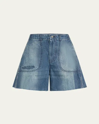 SEA SPENCER DENIM SHORTS