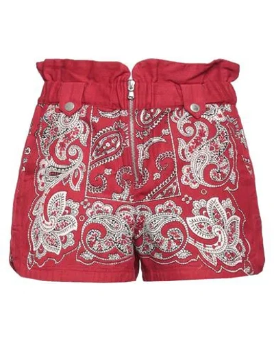 SEA SEA WOMAN SHORTS & BERMUDA SHORTS RED SIZE 4 COTTON