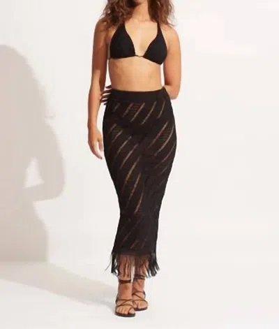 SEAFOLLY MARRAKESH SKIRT IN BLACK