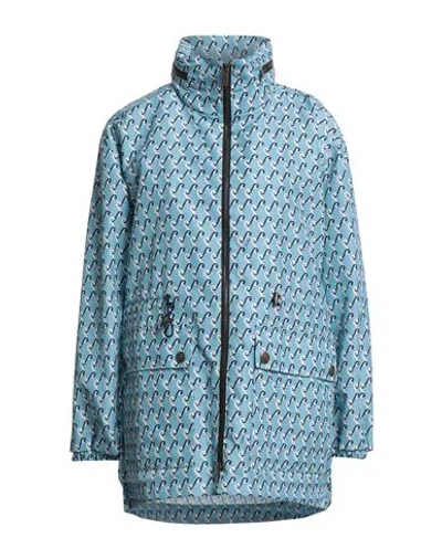 SEALUP SEALUP WOMAN JACKET LIGHT BLUE SIZE 4 POLYESTER