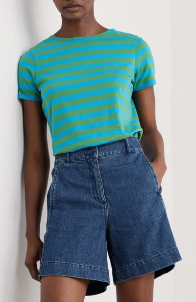 SEASALT CORNWALL SEASALT CORNWALL SAILOR STRIPE ORGANIC COTTON T-SHIRT