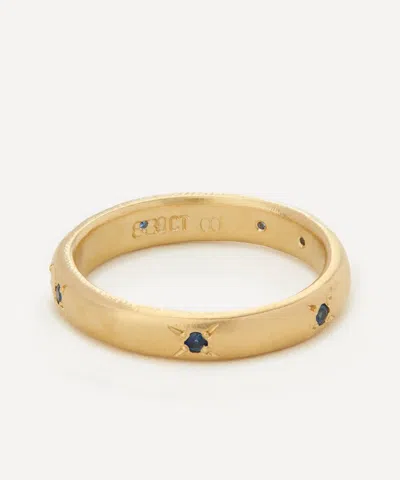 SEB BROWN SEB BROWN 9CT GOLD CIGARILLO BAND RING