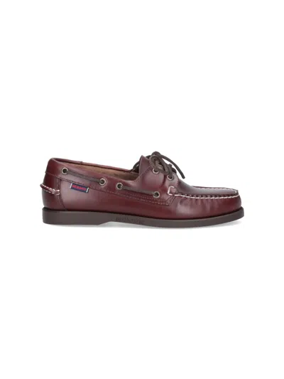SEBAGO SEBAGO "DOCKSIDES PORTLAND" LOAFERS – BROWN